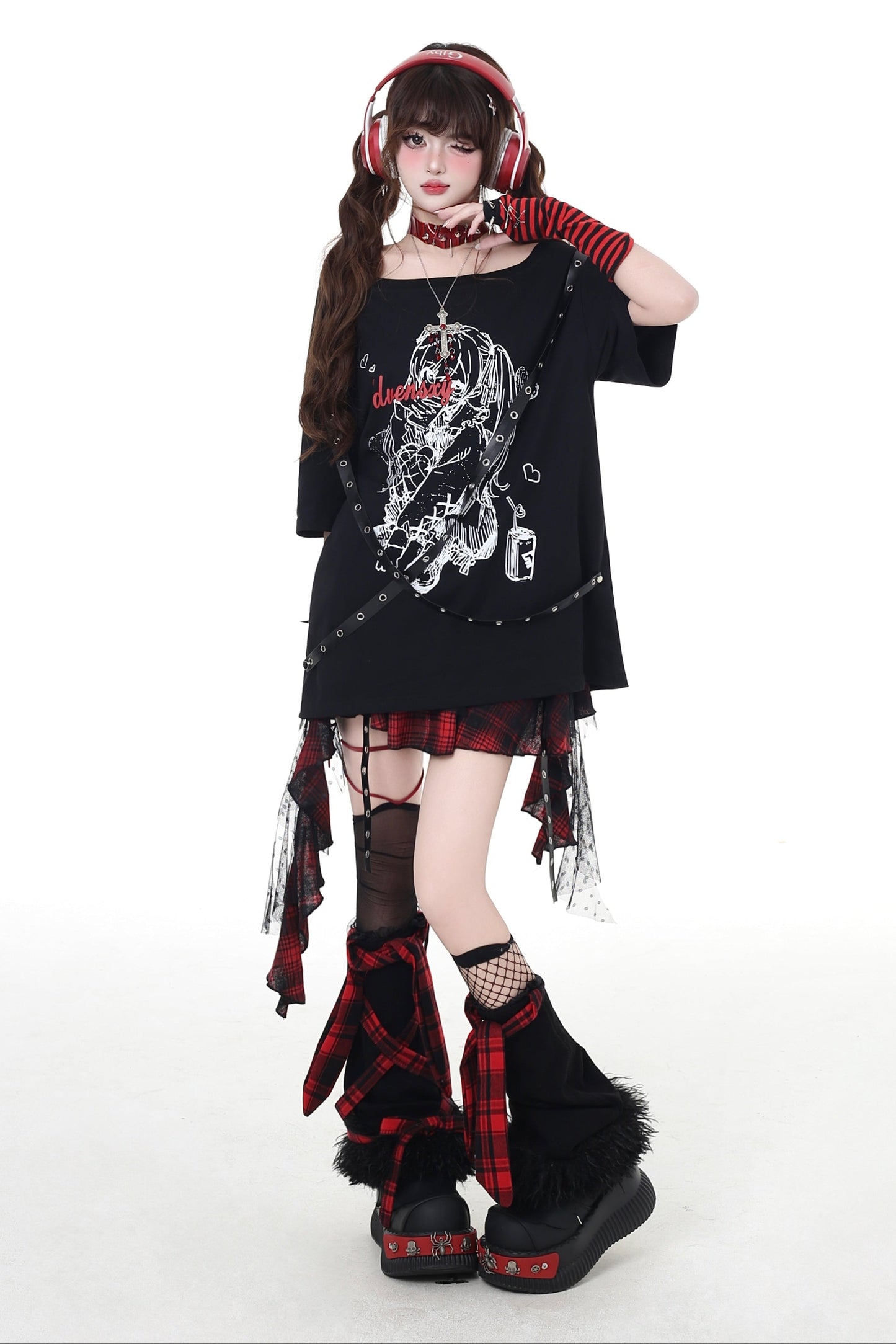 T-Shirt Girl Crazy Rock