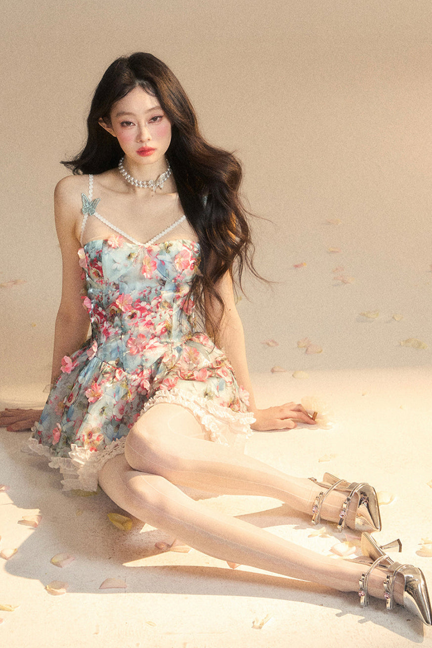 Camisole Floral product Princess Dress Painting Pre-order