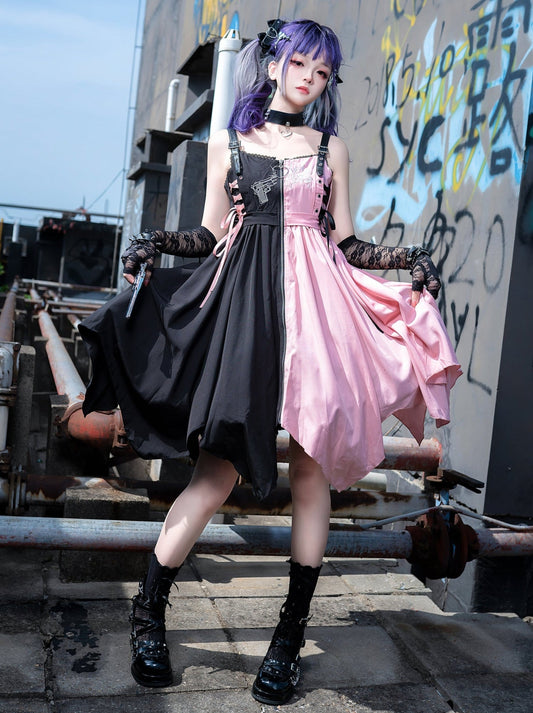 ゴスロリス ラブドレス 価格 ソング サスペンダー