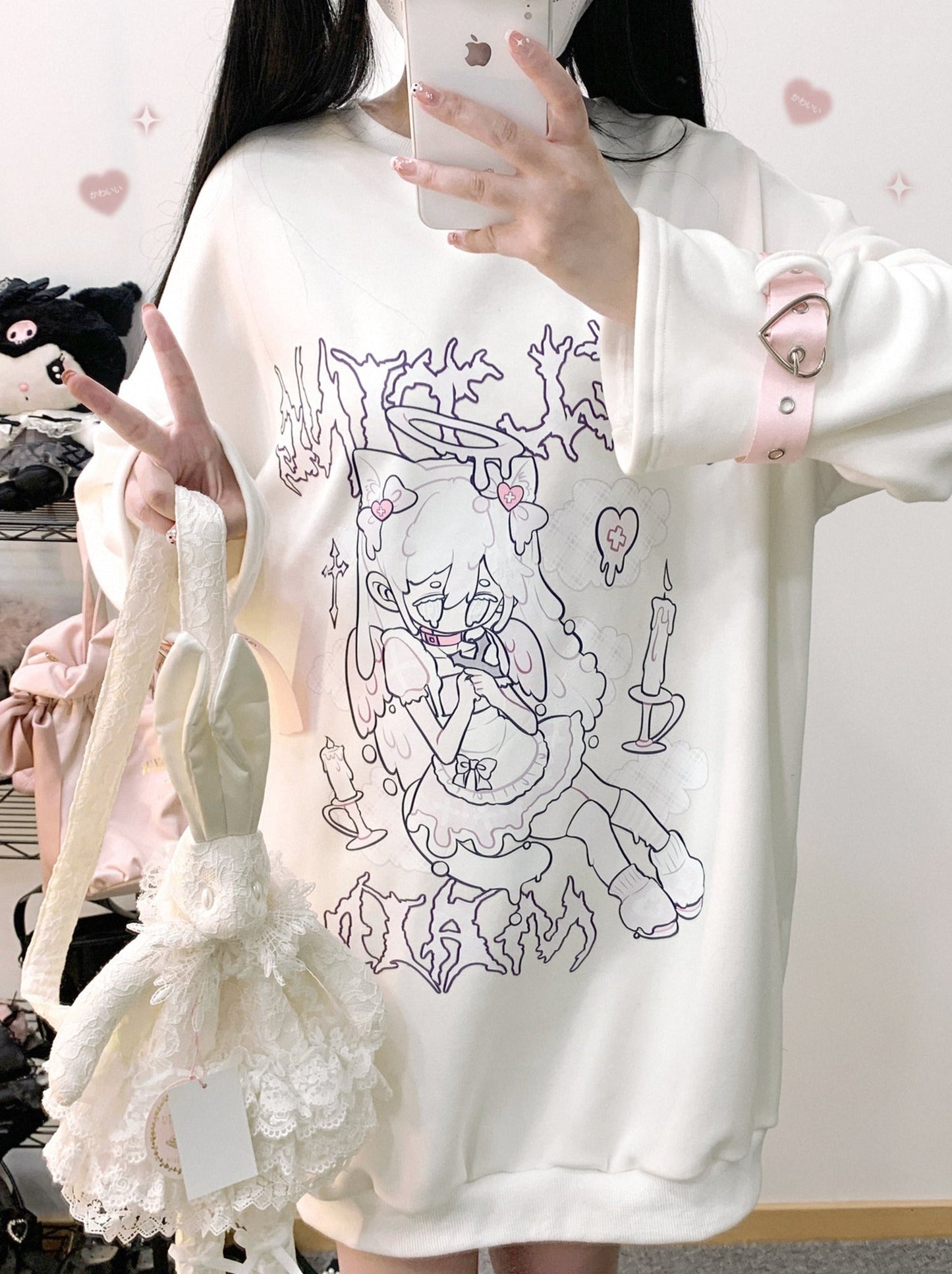 Mine Strap Print Velvet Long Trainer