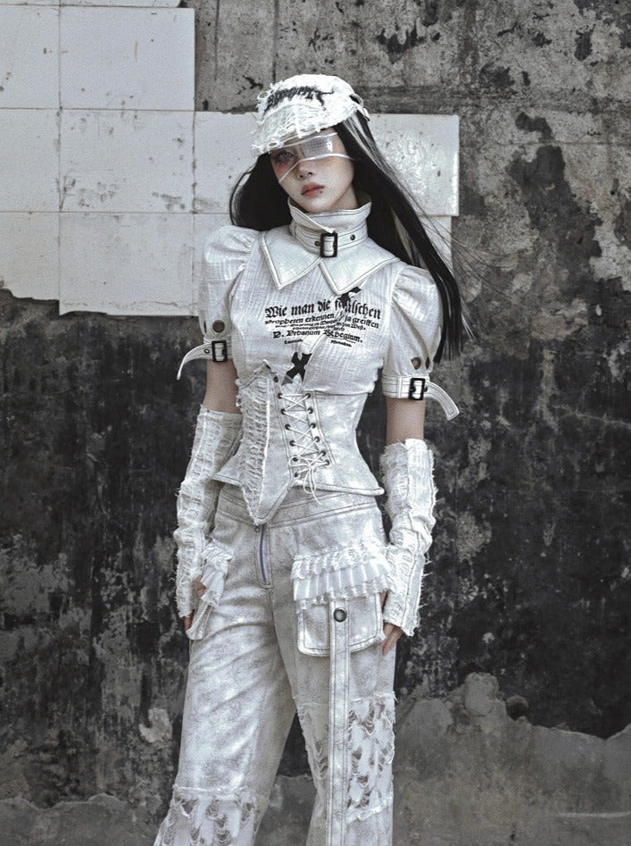 Tops Subculture High Punk Color