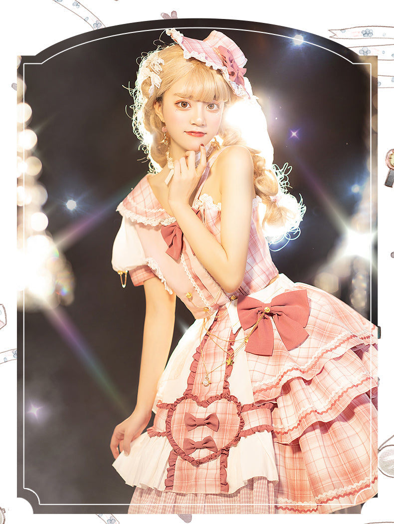 Idol Sniper Rosa Lolita-Anzug