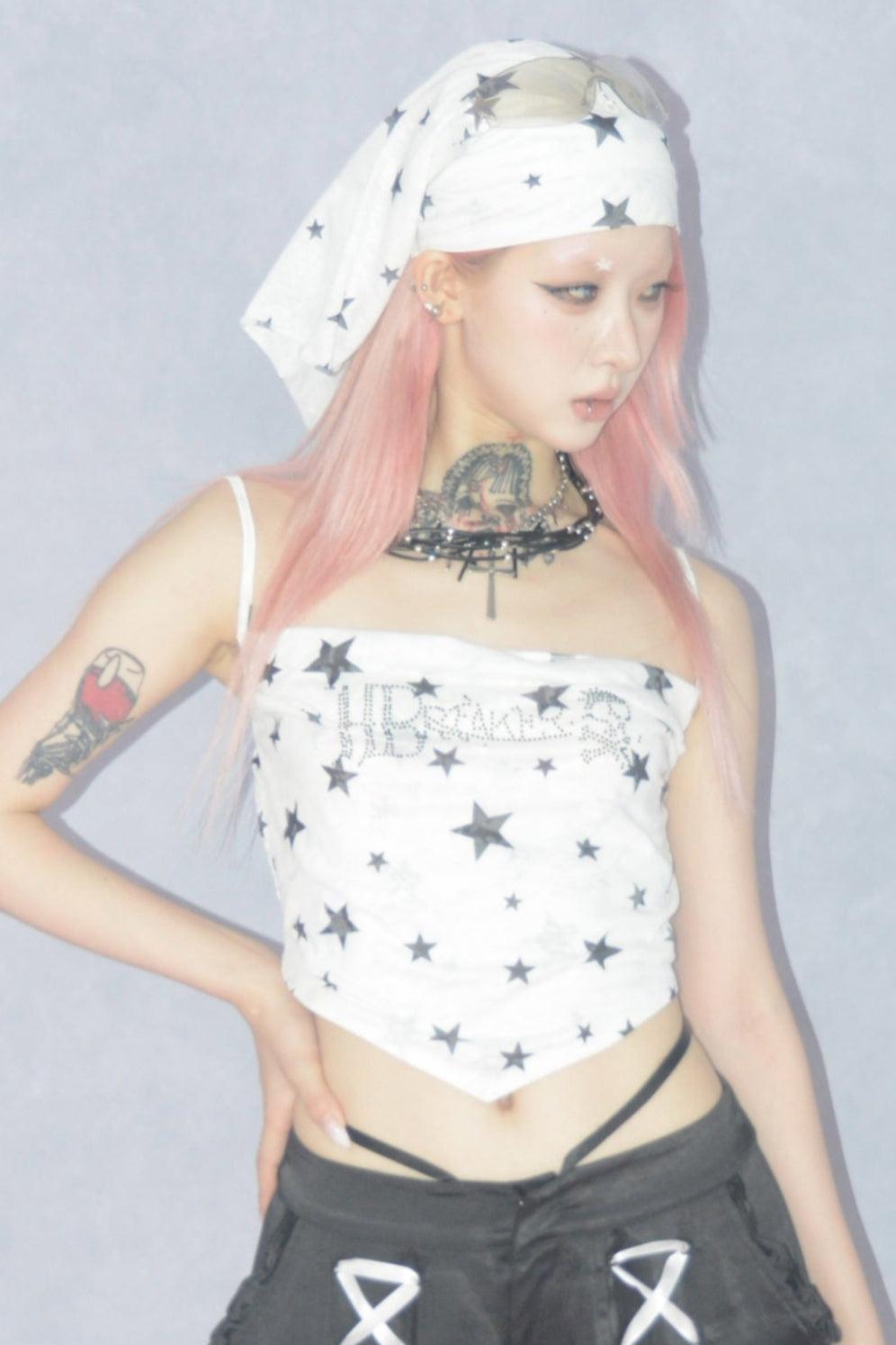 Heart Star Tube Bandeau Slim Sequent