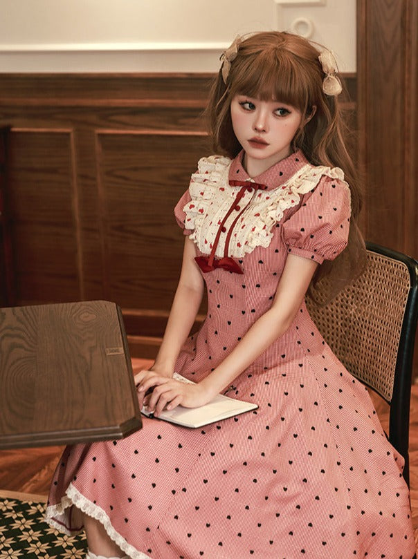 Dress Dot Sweet Retro Lolita