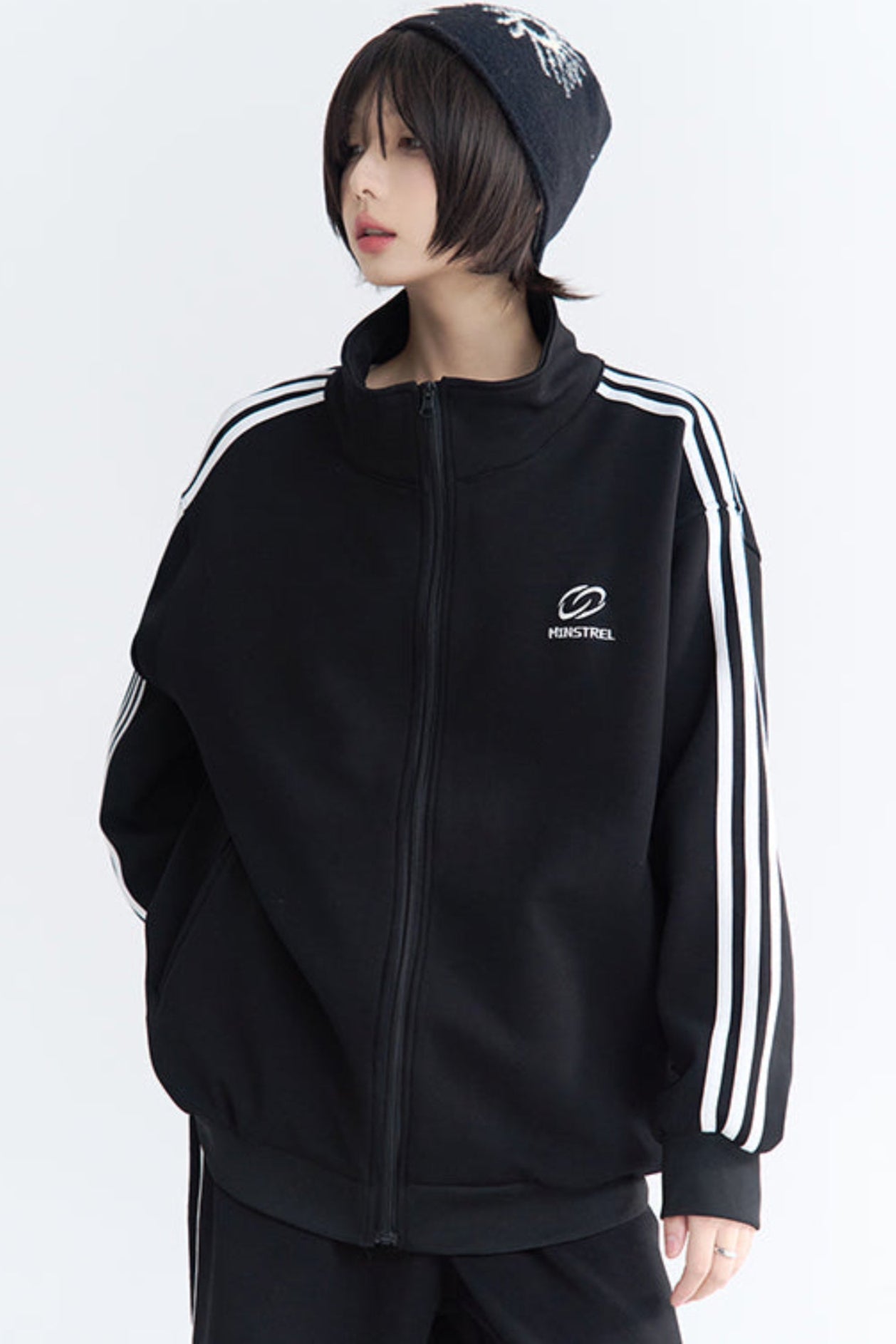 Museum Style Pants and Setup Zip Jacket