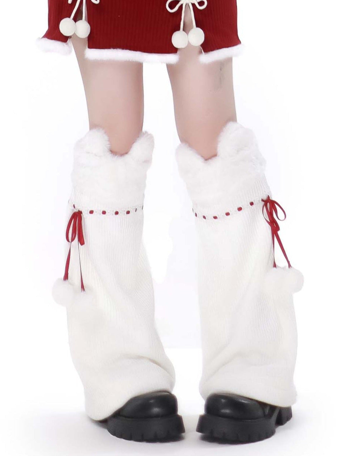 ニャールストーリーコートマントナーレッグウォーマー+オフショルダードレス