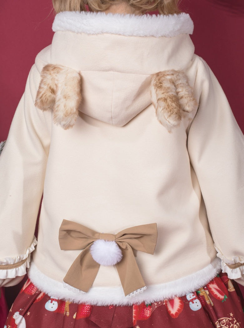 Lorita Jacket Cape Velvet Big Bow