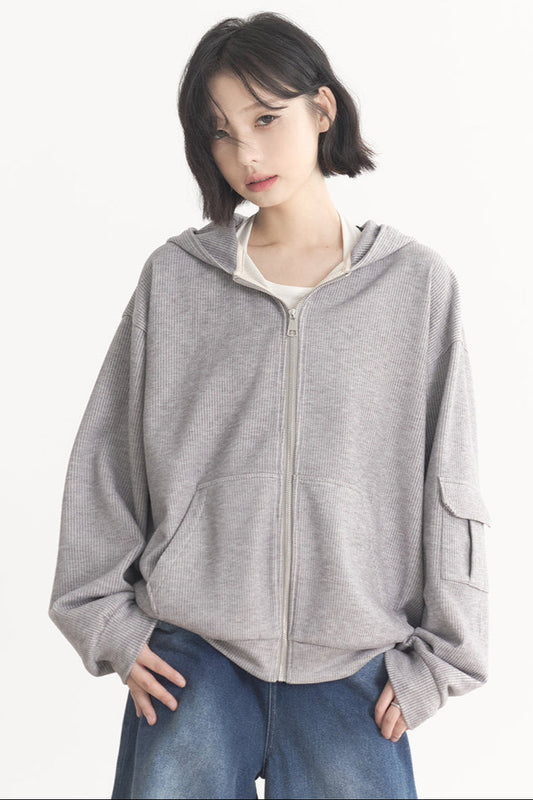 ユニセックス スプリング ミュージアム フーデッド 2025 コレクション - カーディガン グラビティ