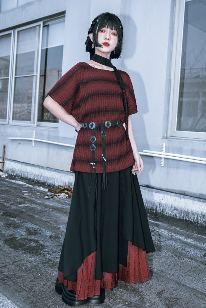 Dark Border Loose T-Shirt