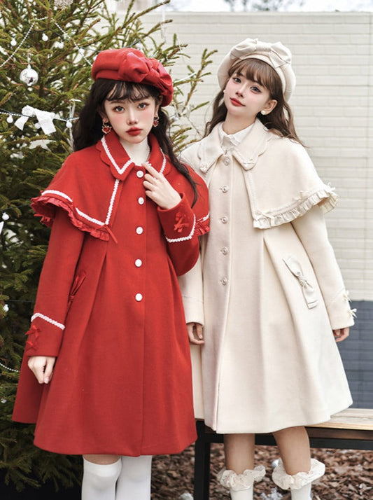 ガーリーケイプロ リタコート + リボンハット