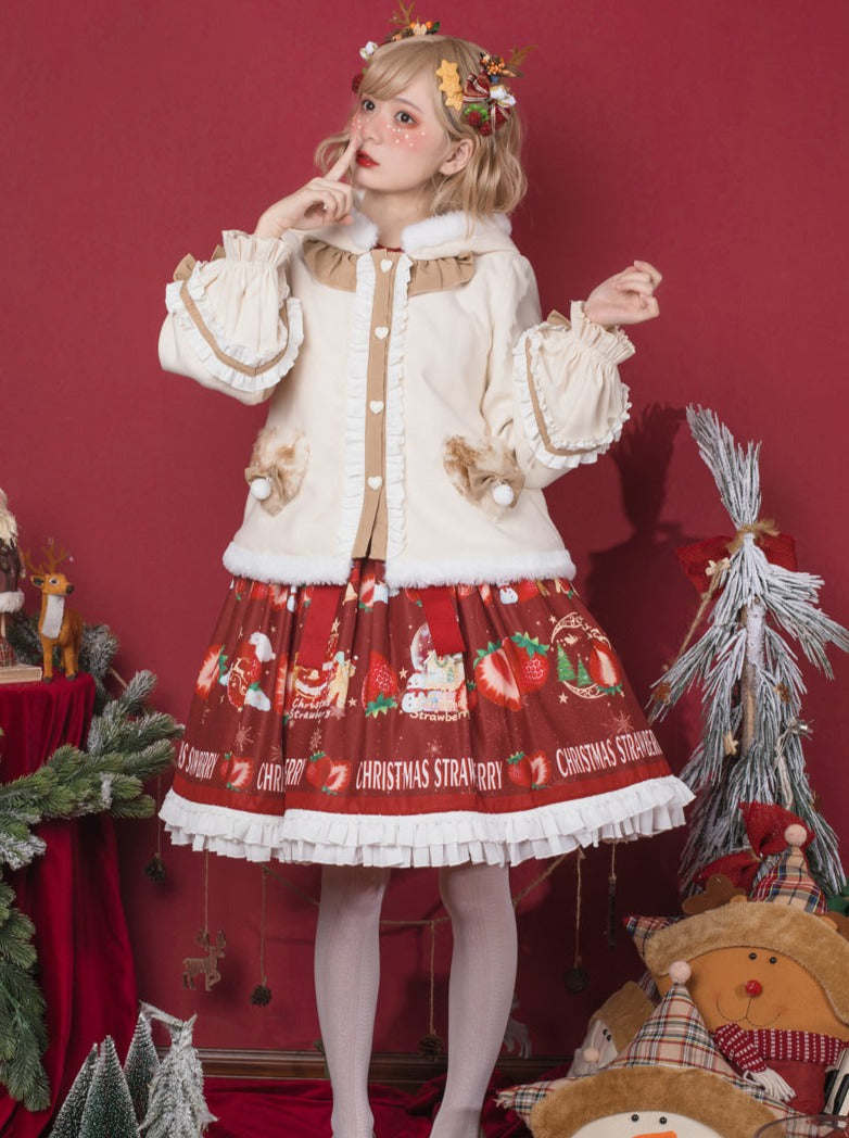 Lorita Jacket Cape Velvet Big Bow