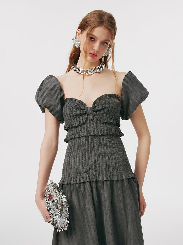 Top Long Tube Off-the-shoulder Dress