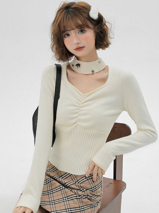 Slim Square Top Design Waist Neck Halter