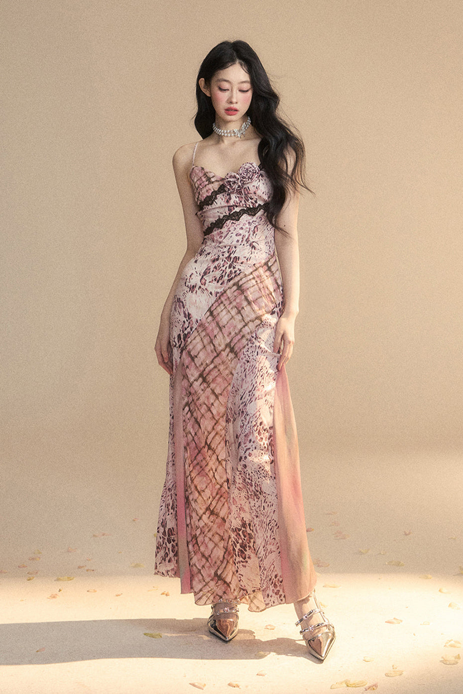 Dress One Shoulder Lady Long