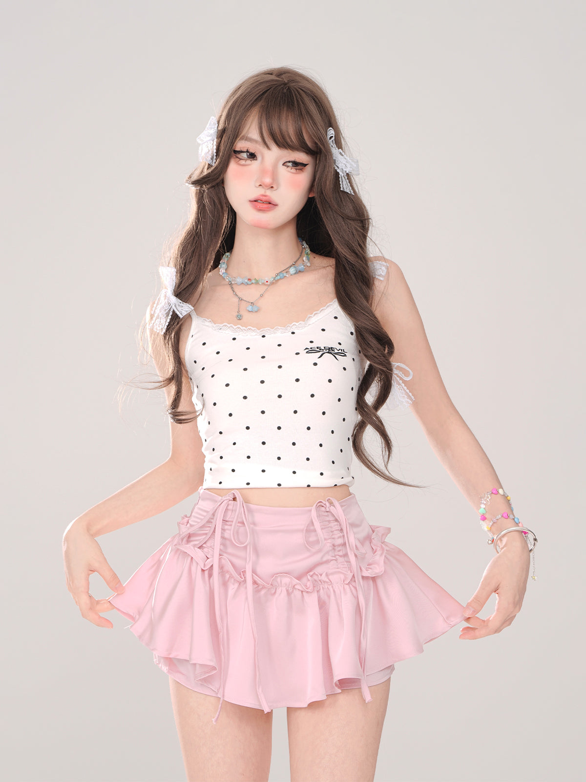 Jupe Sunset Rose Cygne Blanc