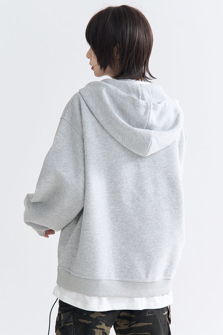 ユニセックスカジュアルパーカースタイル