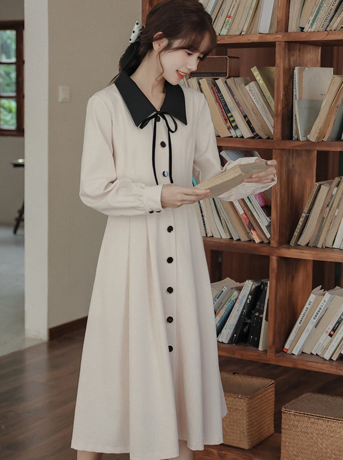 Style Dress French Retro Shirt Girly