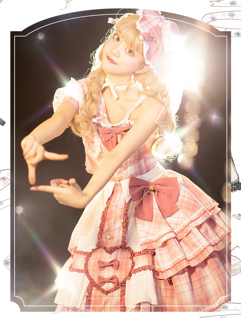 Idol Sniper Rosa Lolita-Anzug