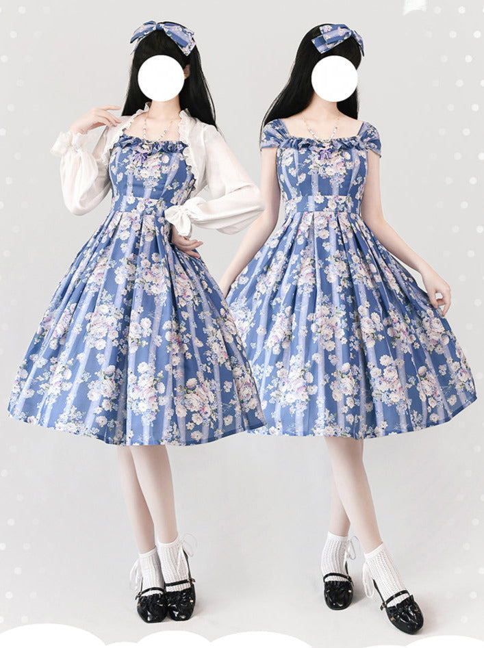 Lolley Dress + Cardigan Ta Trochrasic Elegan Forest Basket