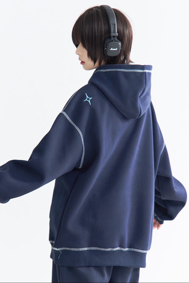 Casual Kangaroo Pocket Hoodie