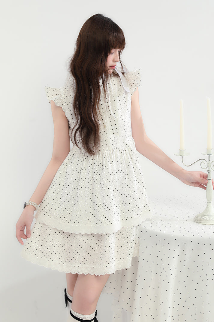 Cake Flying Doppelärmelkleid