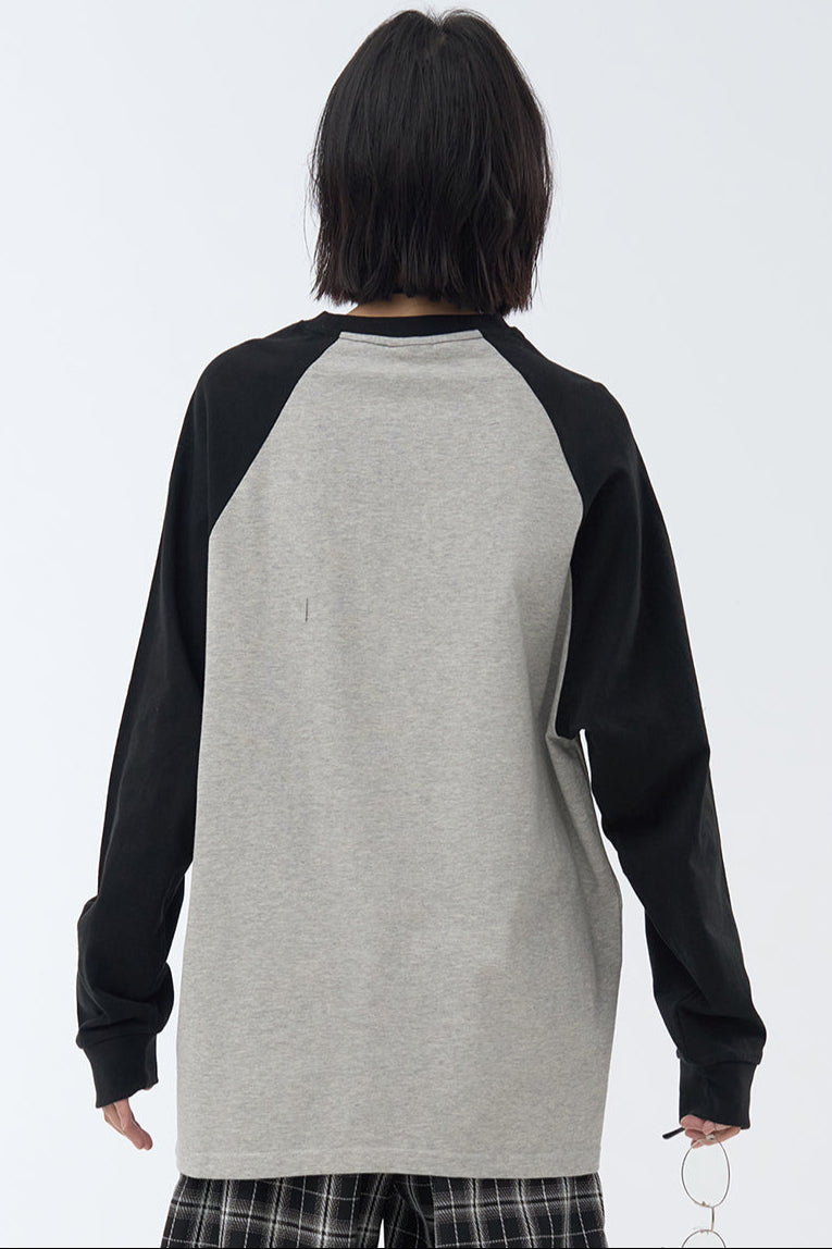 Street T-Shirt Art Patchwork Long Sleeve