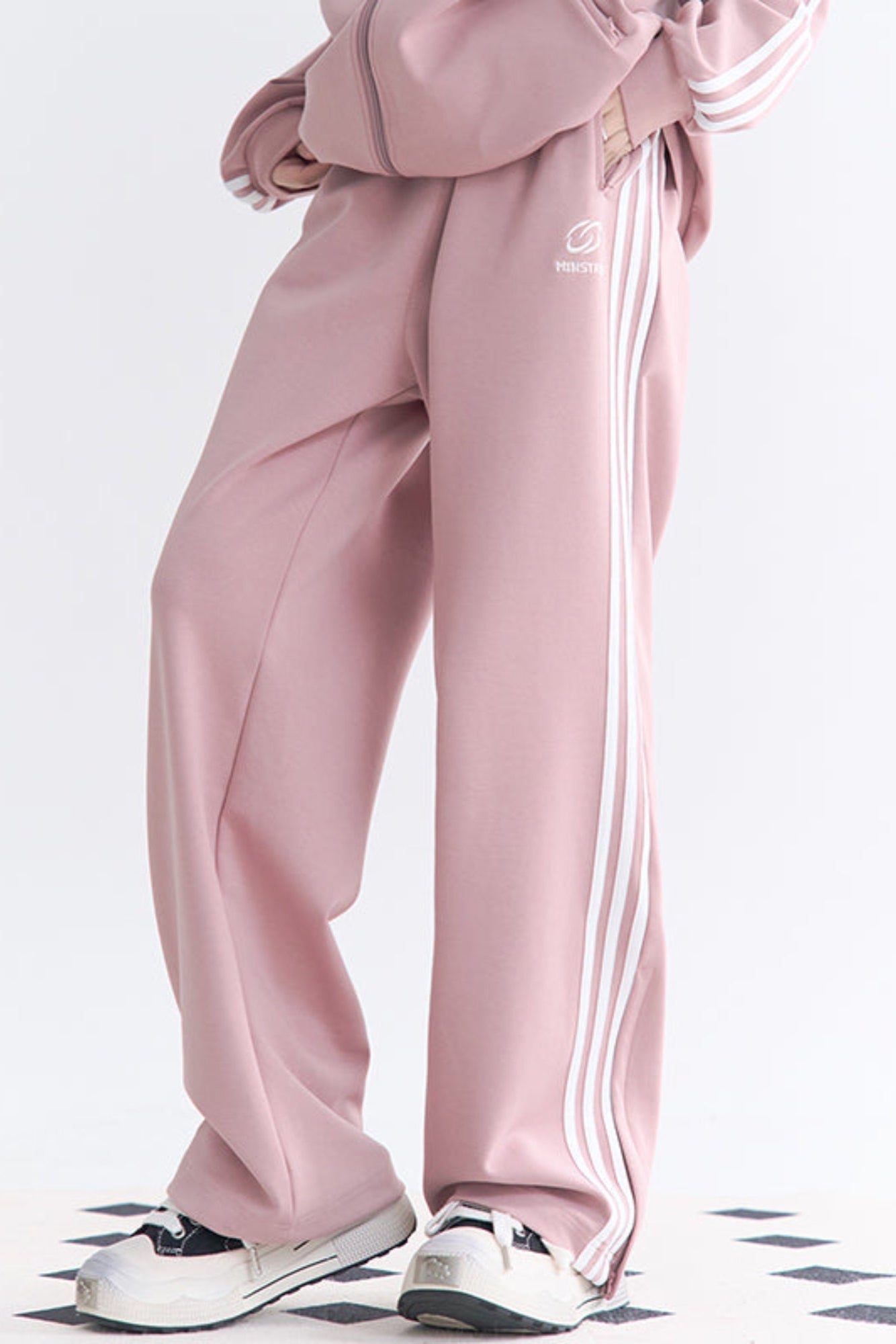 Museum Style Pants and Setup Zip Jacket