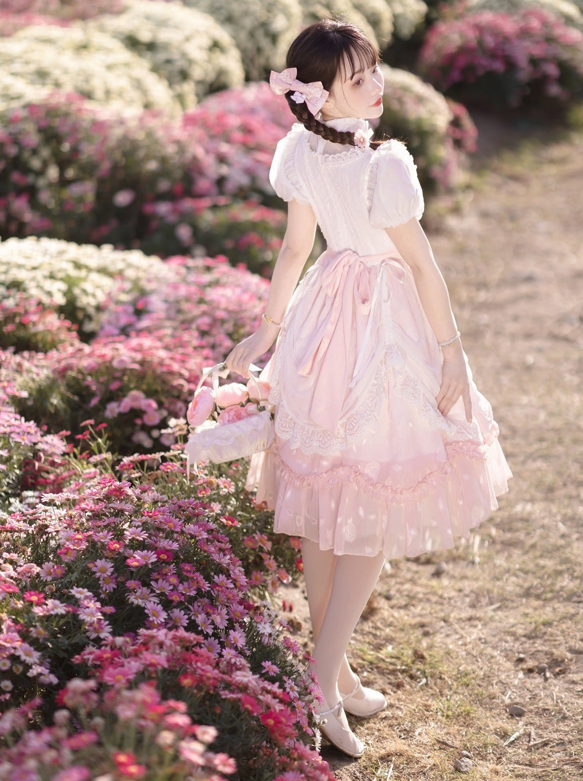 Lolita Tulip Dress Girly Sweet Summer