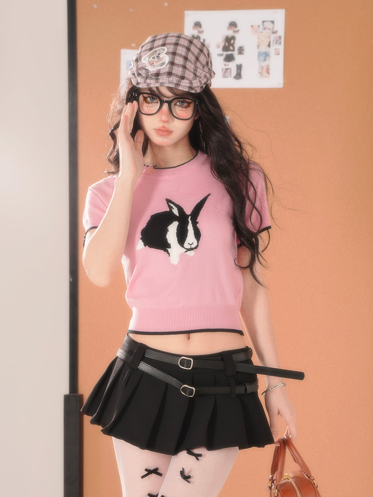 Rabbit Short Bicolor Retro Top