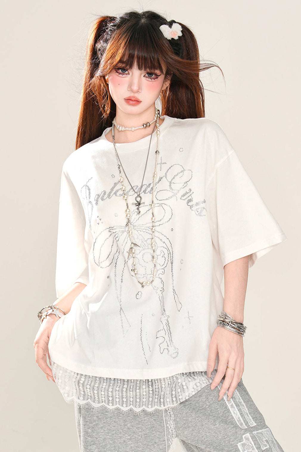 Light Top Rouge Lace Subculture