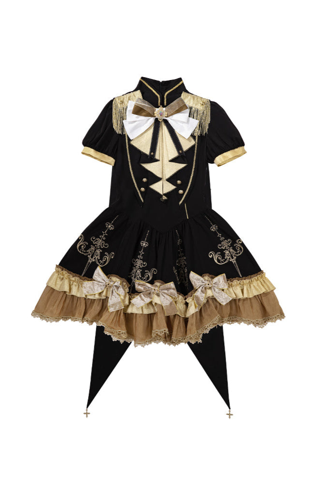 Dress + Cute Dark Shawl Lolita