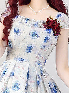 Lolley Dress + Cardigan Ta Trochrasic Elegan Forest Basket