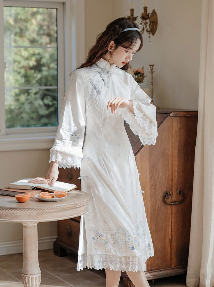 Long Retro China Dress