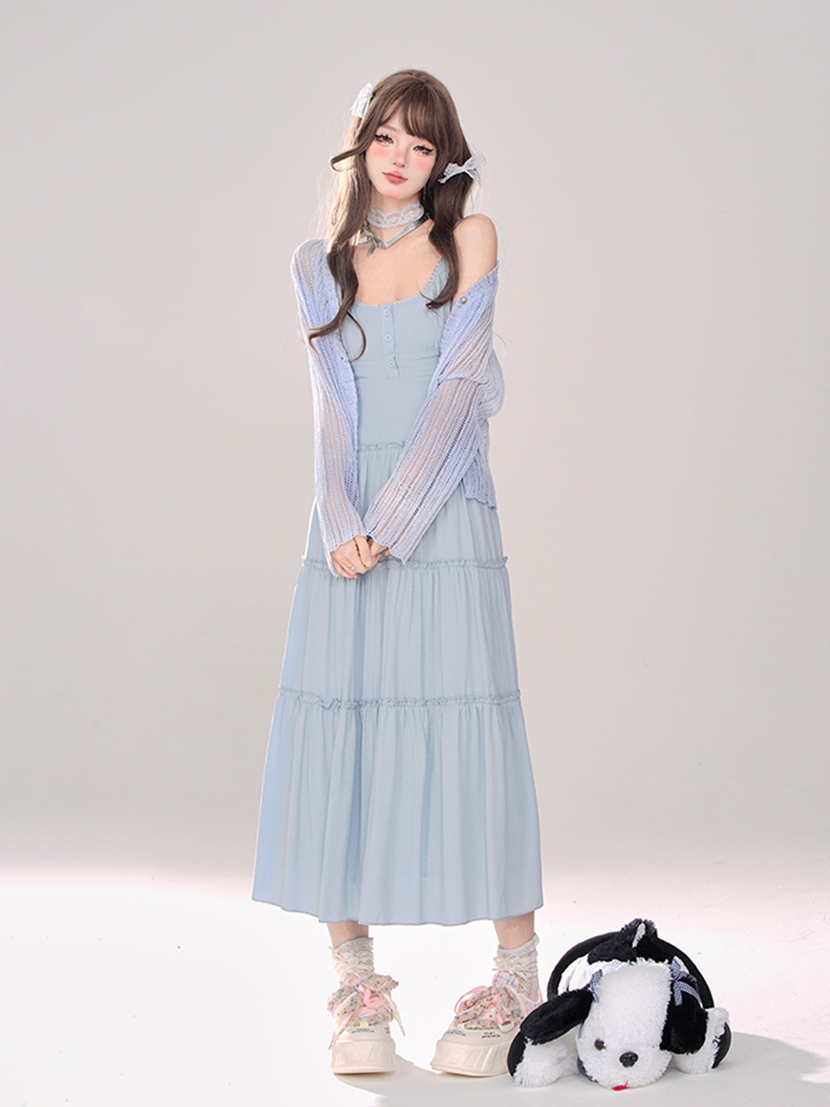 Summer Love Sheer Letter Knit Cardigan