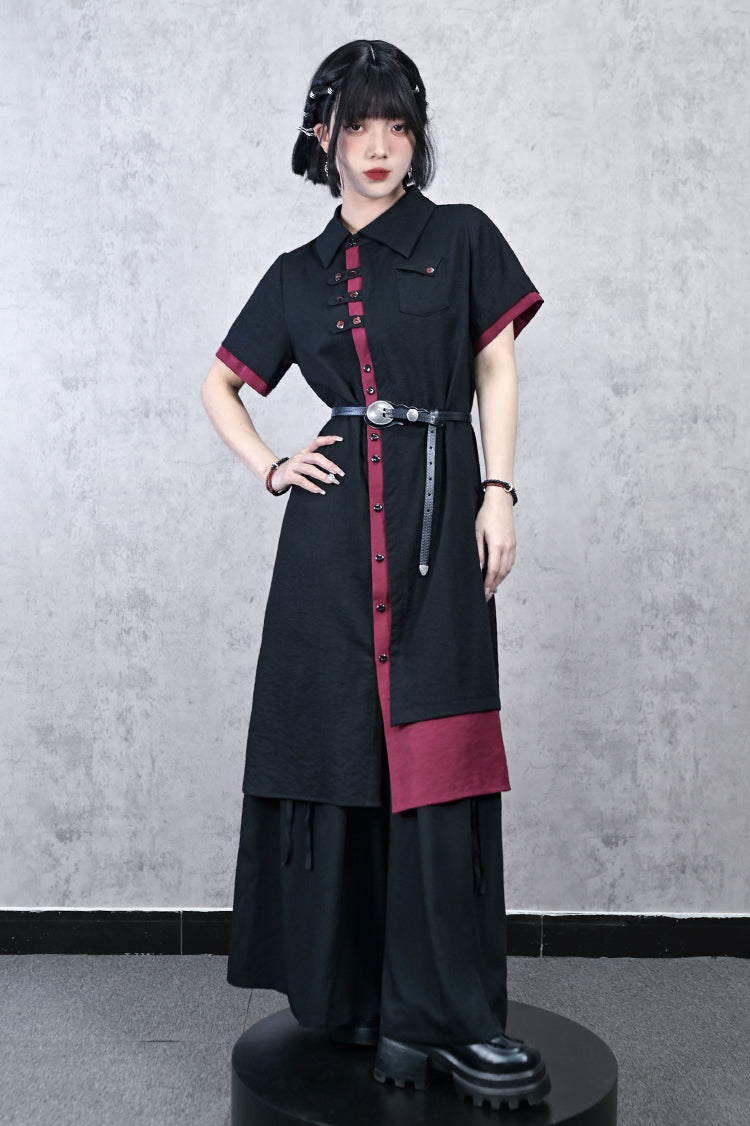 Dark Shirt China Dress Country