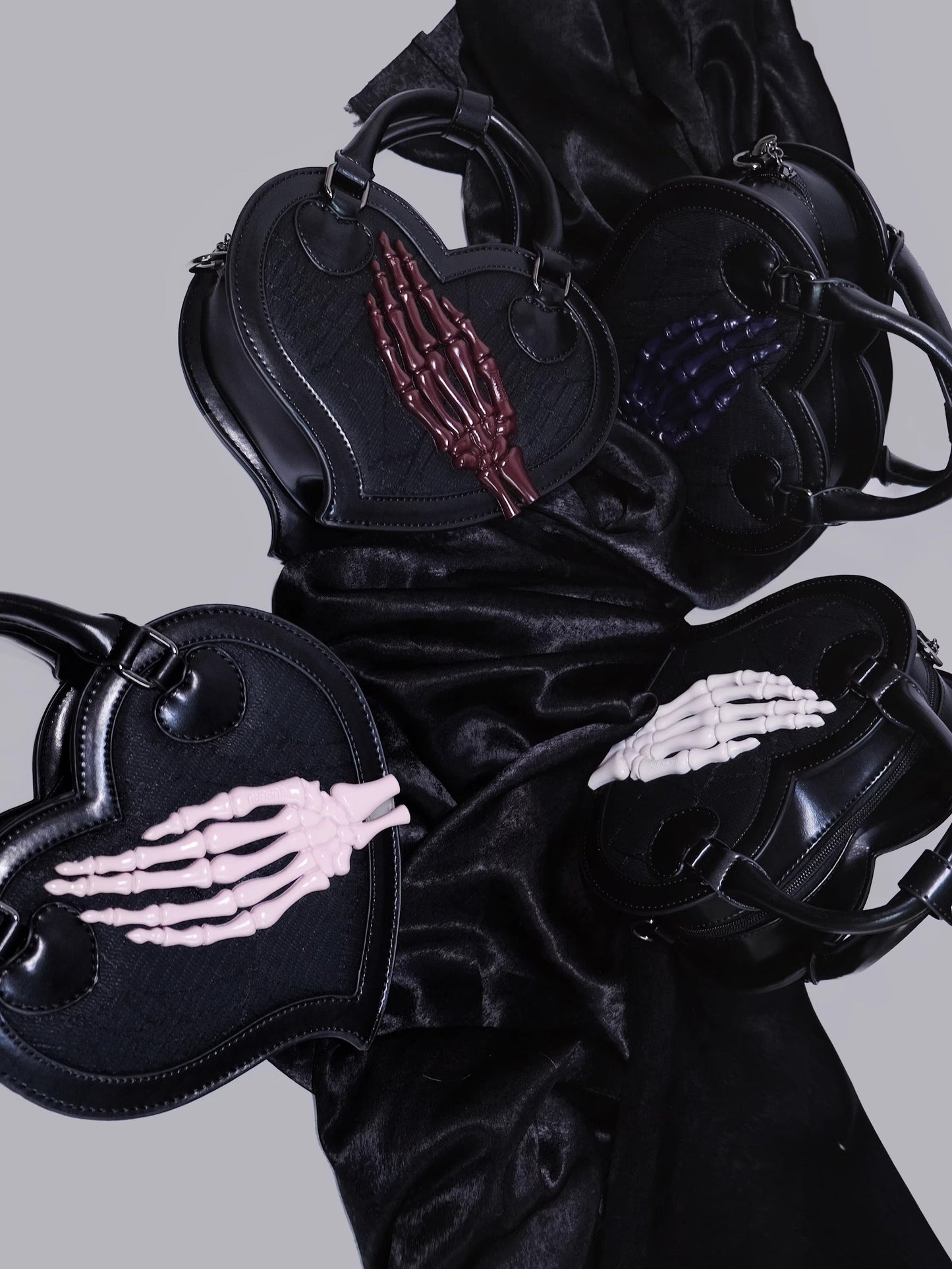 Heart Twilight Invitation Crow Skull Bag