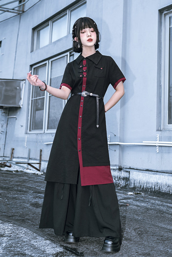 Dark Shirt China Dress Country