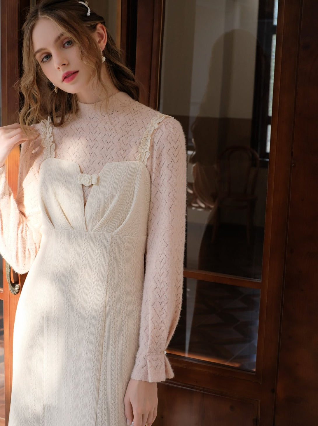Top Dress Camisole Mermaid Neck Half