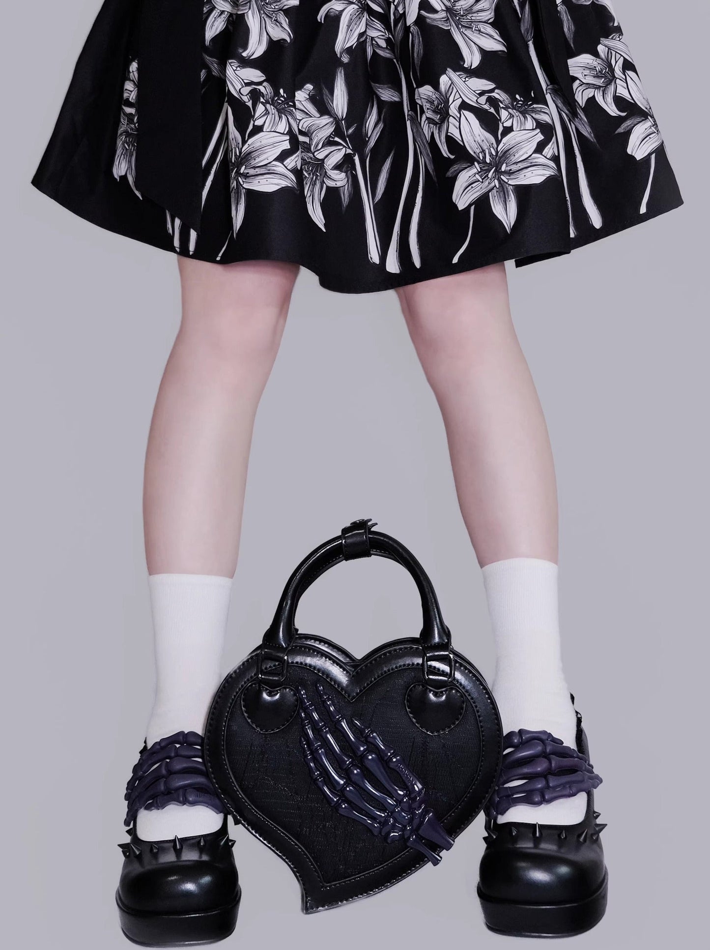 Heart Twilight Invitation Crow Skull Bag