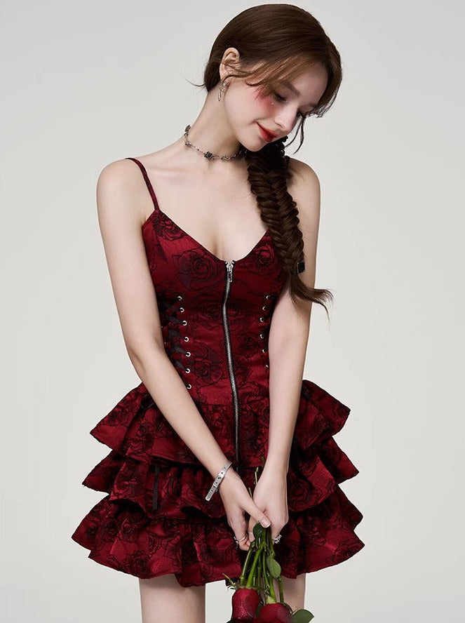 Jaccard Rose Dress Slings Spicy Tea
