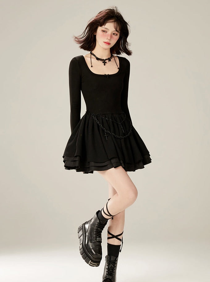 Little French Dress Black