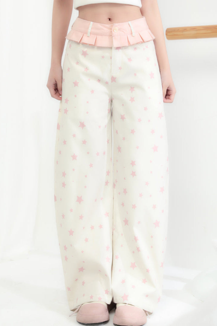 Shake Pants Wide Tube Head Lace Leg