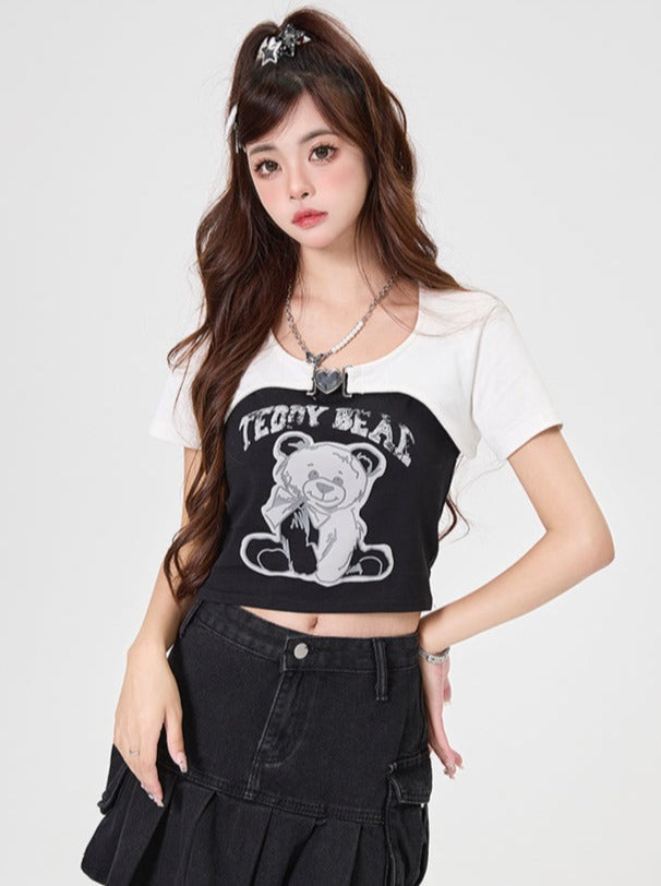 T-shirt Bare T-shirt + Long Short Mode