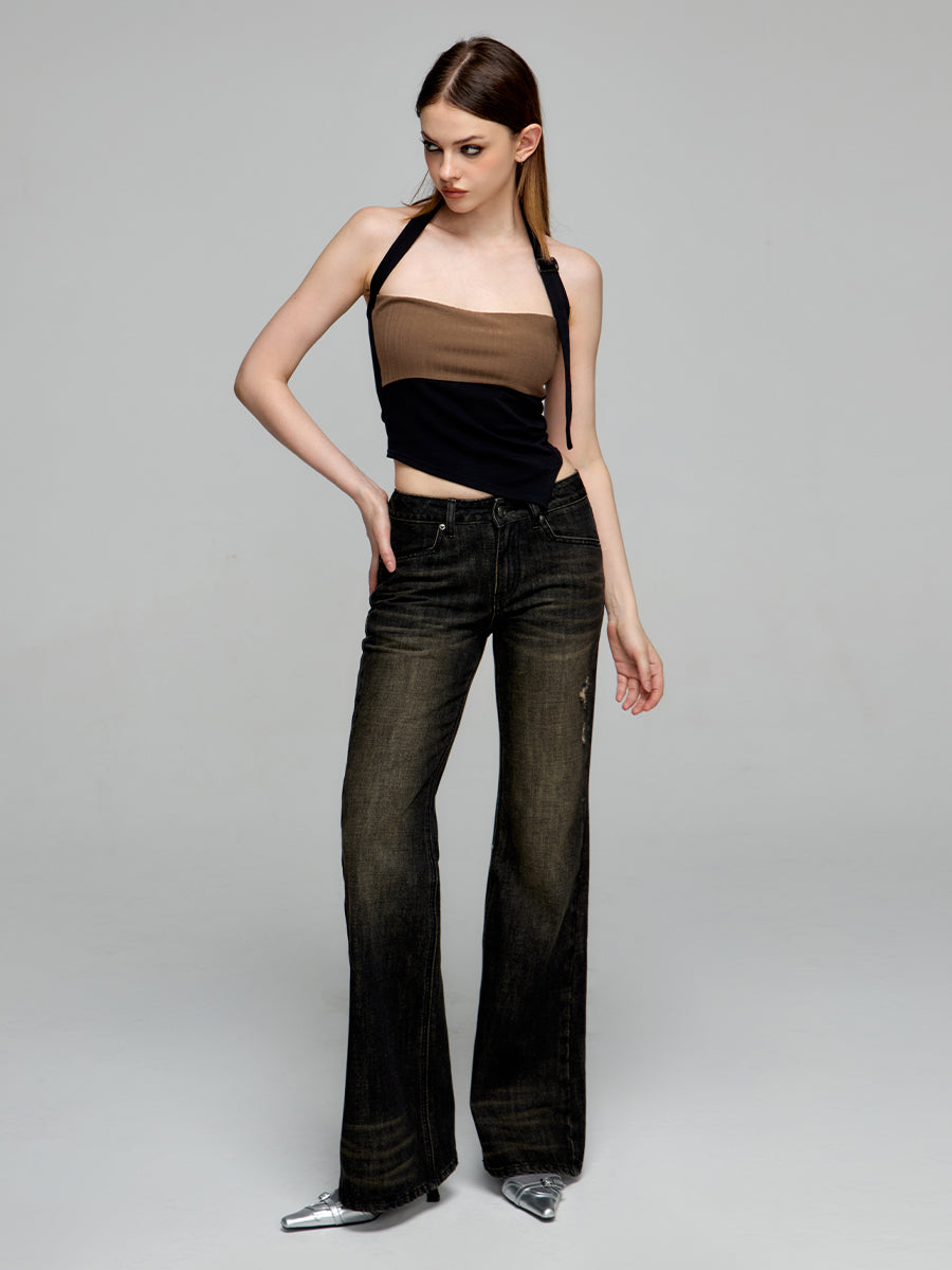 Bicolor Neck Top Mode Design