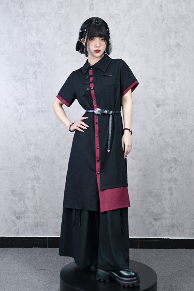 Dark Shirt China Dress Country