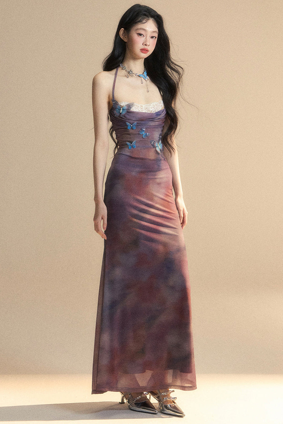 Tight-Style One-Shoulder Lace Dress
