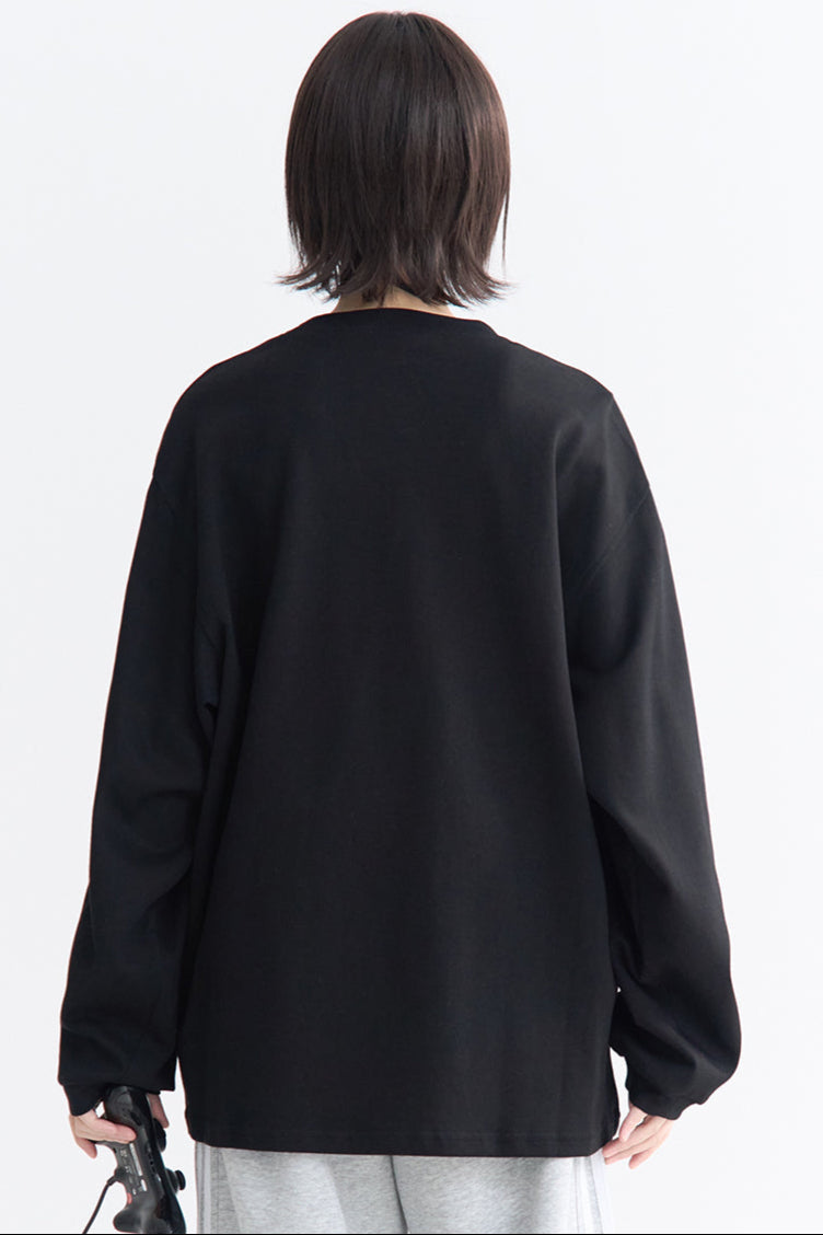 Neck Basic T-Shirt Round