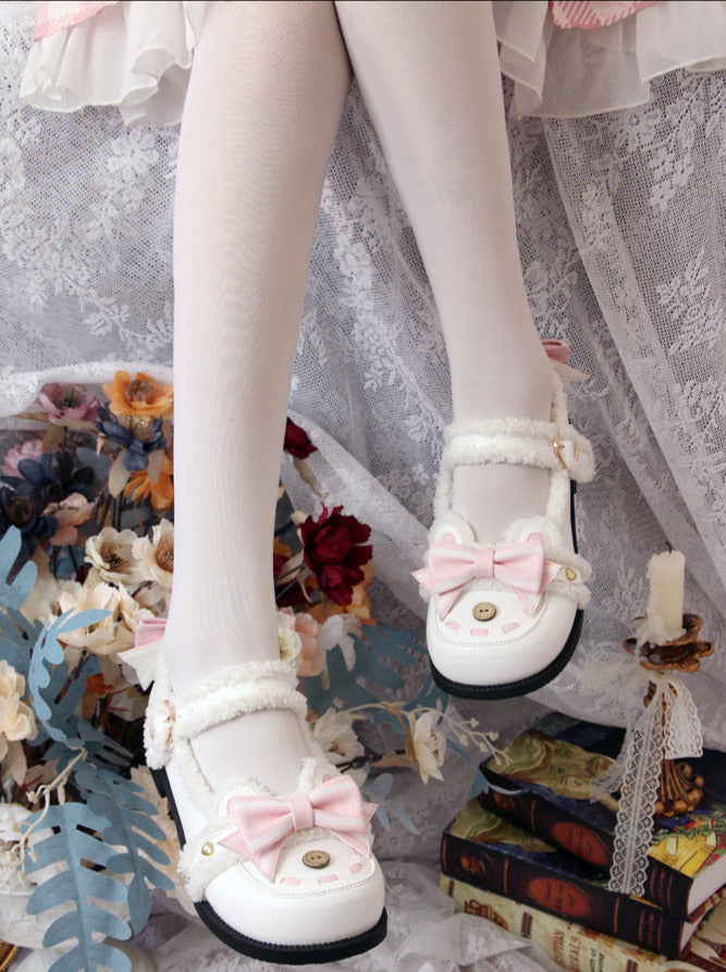 Niedrige Absätze Fluffy Bear Lolita Original