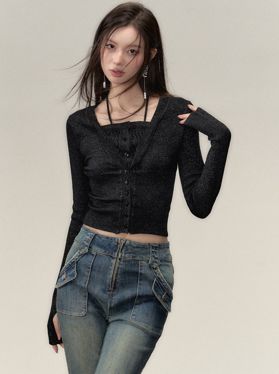 Faux hauts slim deux pièces Ramewest