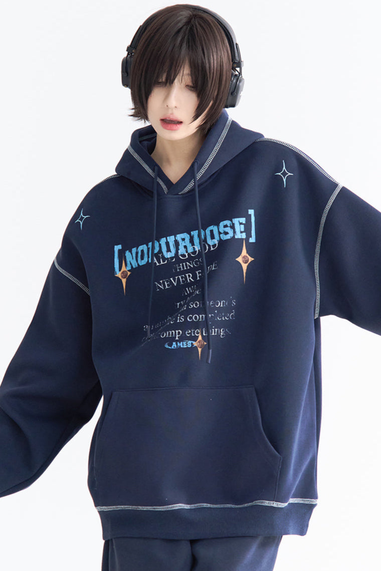 Casual Kangaroo Pocket Hoodie